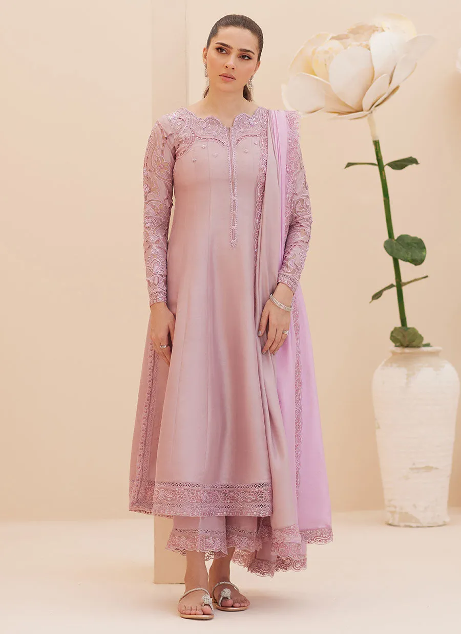 Moira Mauve Shirt and Dupatta