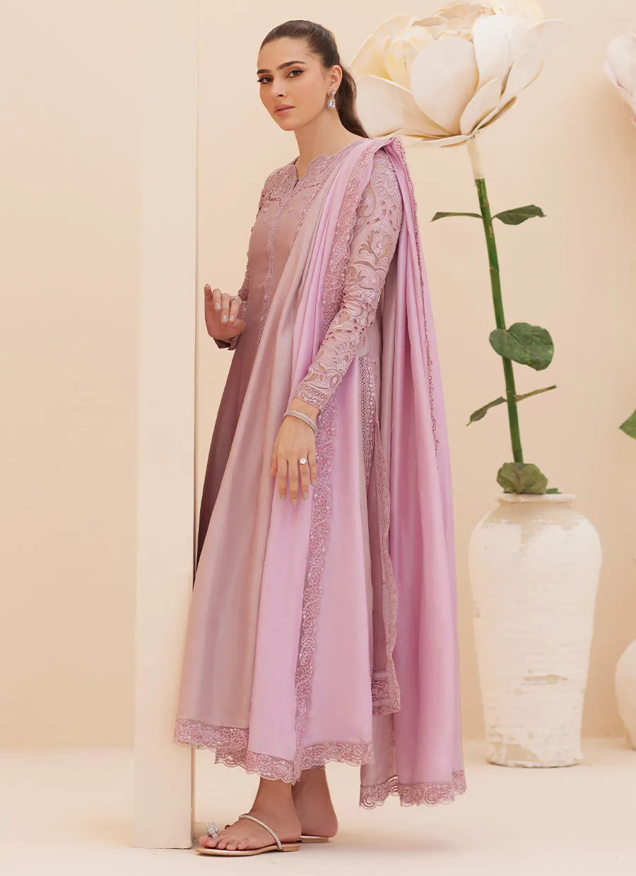 Moira Mauve Shirt and Dupatta