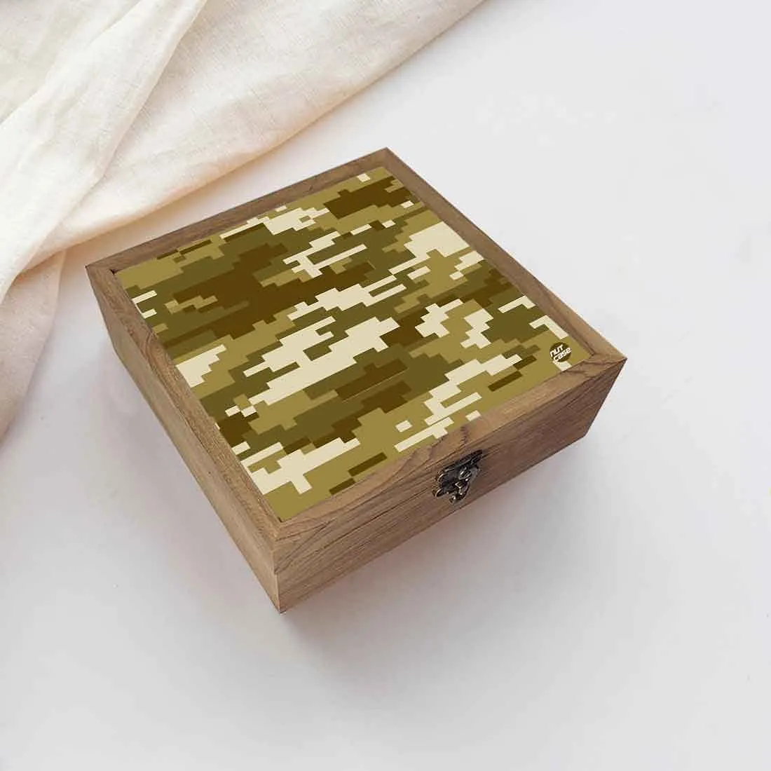 Nutcase Designer Anniversary Gift for Wife Special Latest - Unique Gifts -8 Bit Camo Desert Storm