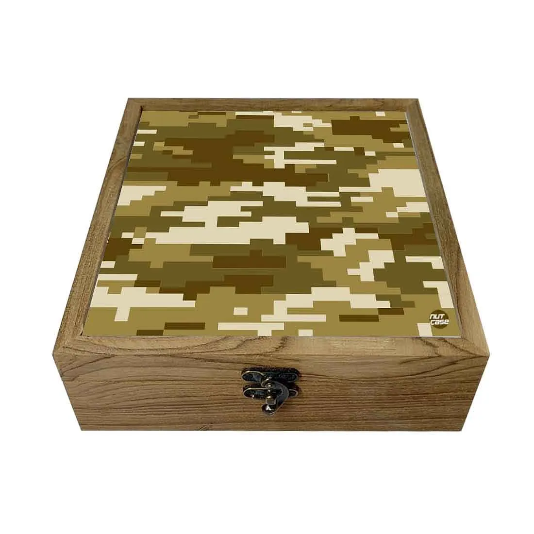 Nutcase Designer Anniversary Gift for Wife Special Latest - Unique Gifts -8 Bit Camo Desert Storm