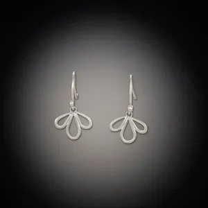 Open Leaf Trio Earrings