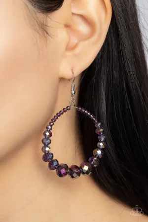 Paparazzi Earring ~ Astral Aesthetic - Purple