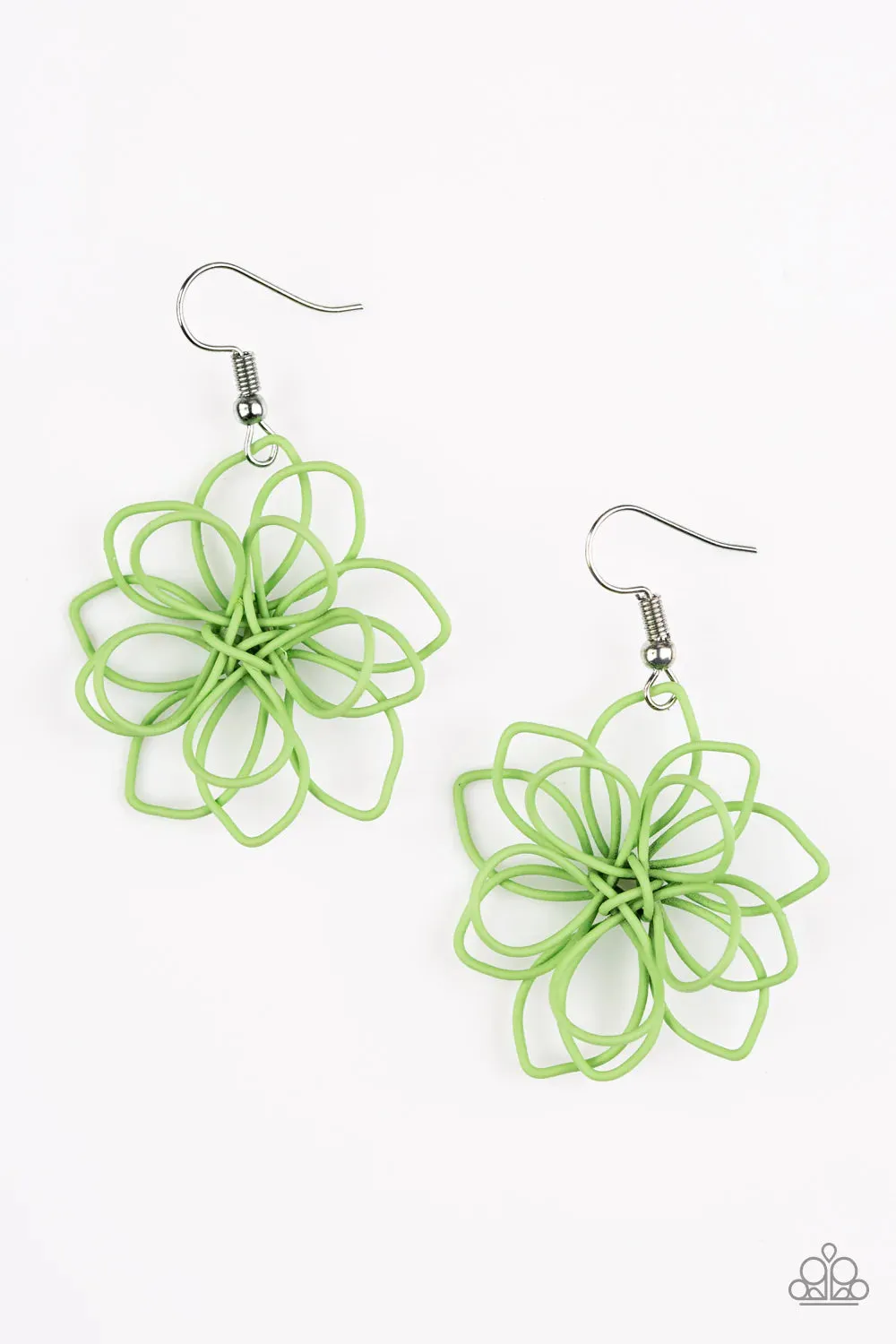 Paparazzi Earring ~ Springtime Serenity - Green