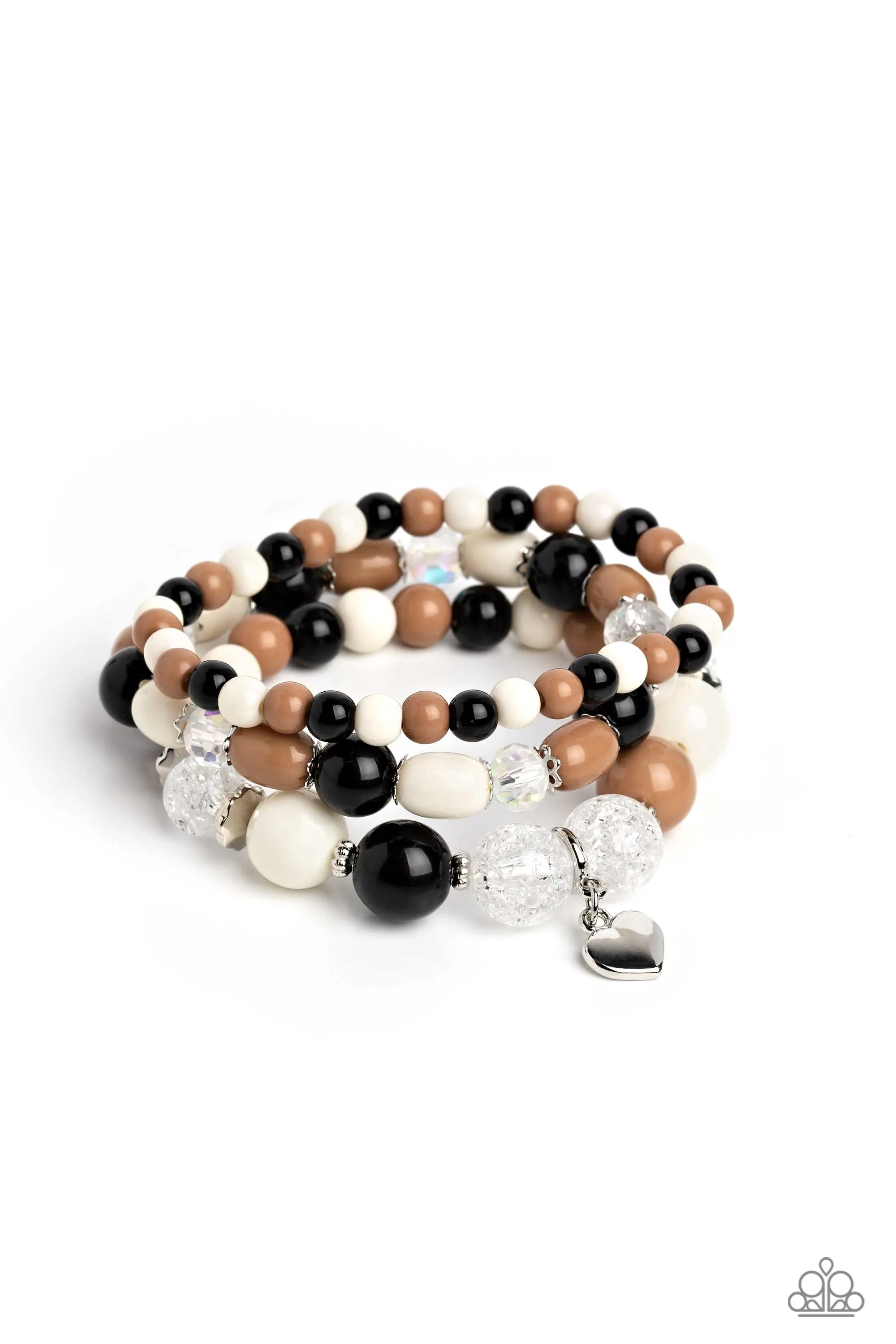 Paparazzi Heartfelt Haven Brown Bracelet