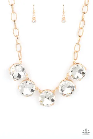 PAPARAZZI Limelight Luxury - Gold NECKLACE