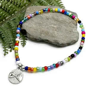 Pinky Promise Seed Bead Anklet - Colour Choice