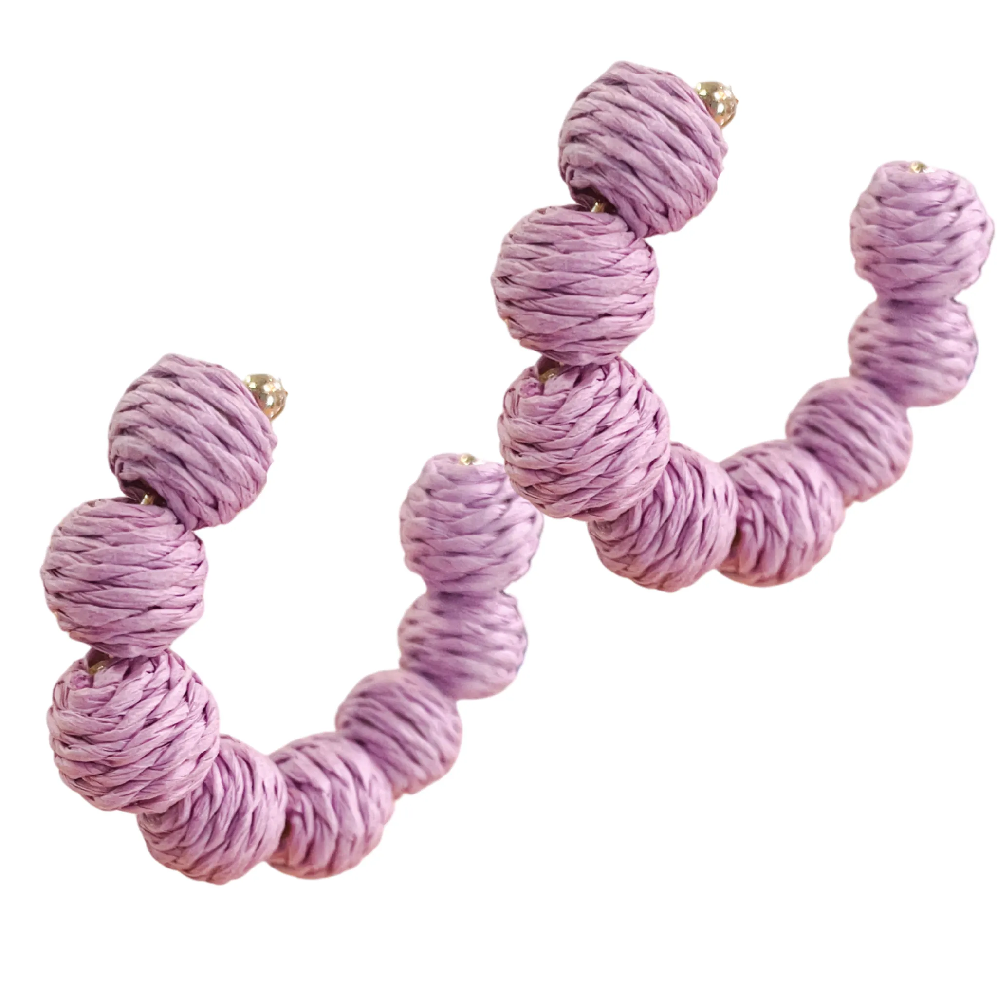 Rattan Earrings