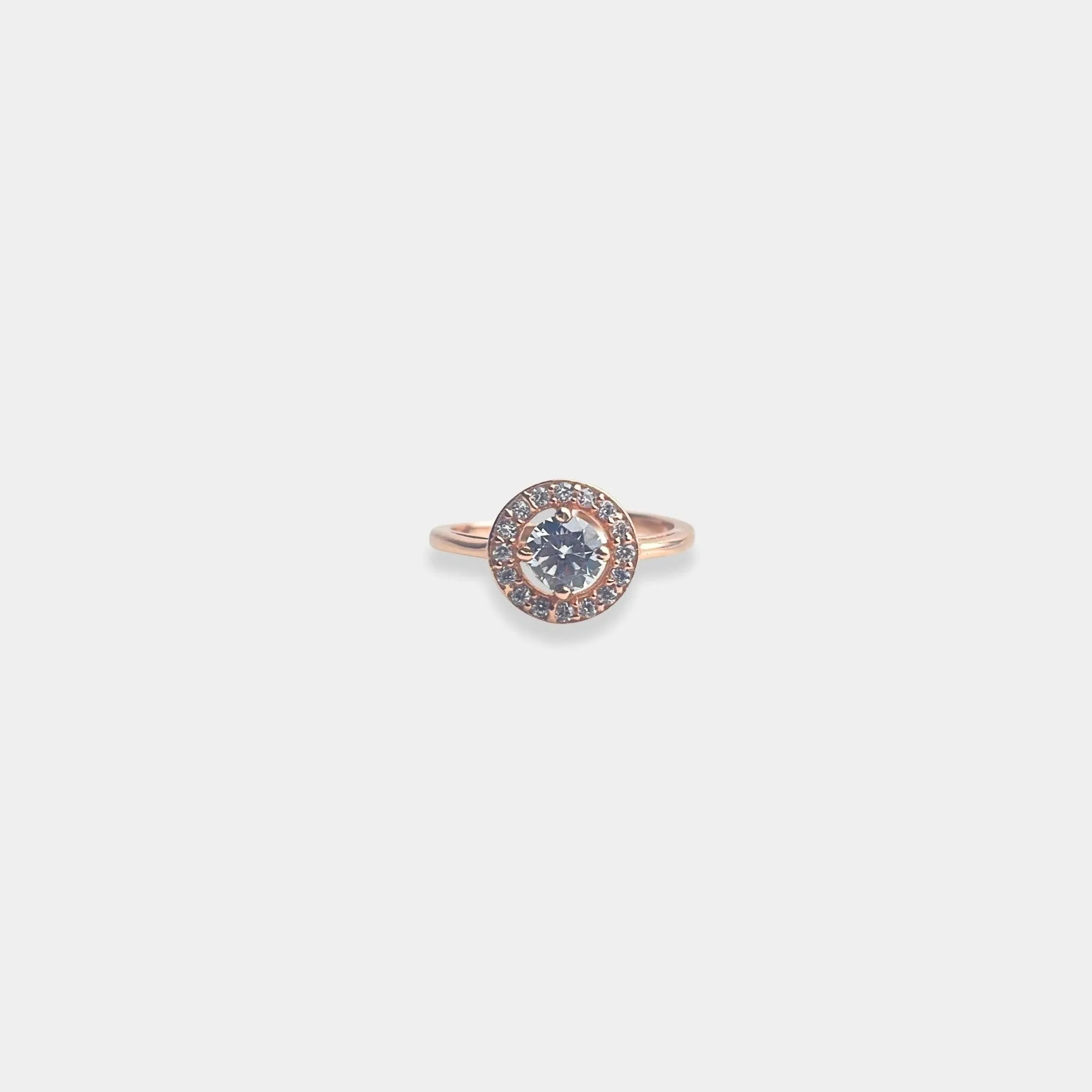 Rose Gold Timeless Frost Lux Ring