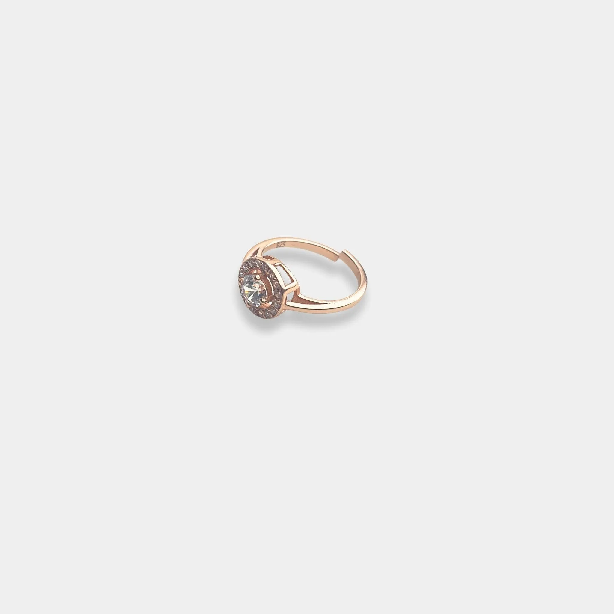 Rose Gold Timeless Frost Lux Ring