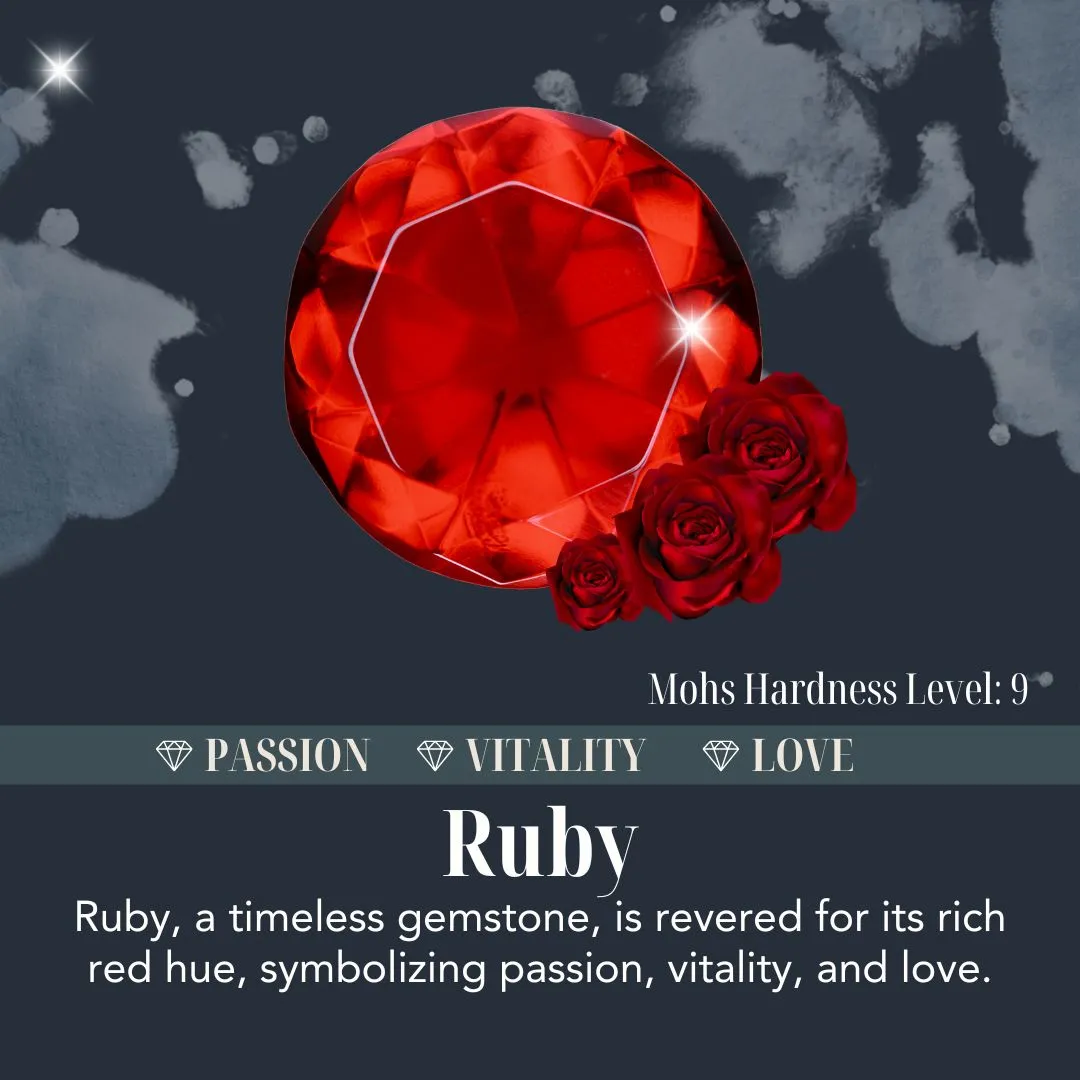 Ruby Gemstone Chain