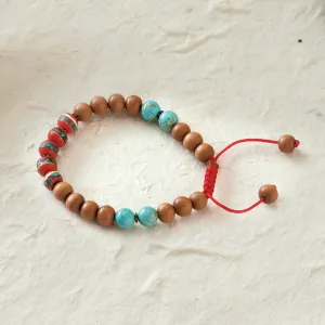 Sandalwood and Yak Bone Healing Bracelet