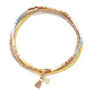 Scout Chromacolor Miyuki Bracelet Trio - Desert Multi/Gold