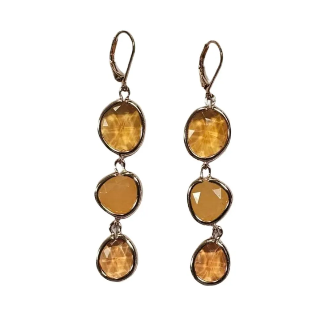 Serena Ombre Style Gem Drop Earrings