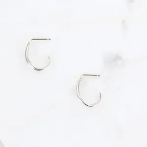 Silver Little Duos Earrings