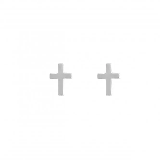 Simple Cross Stud Earrings 4452HP