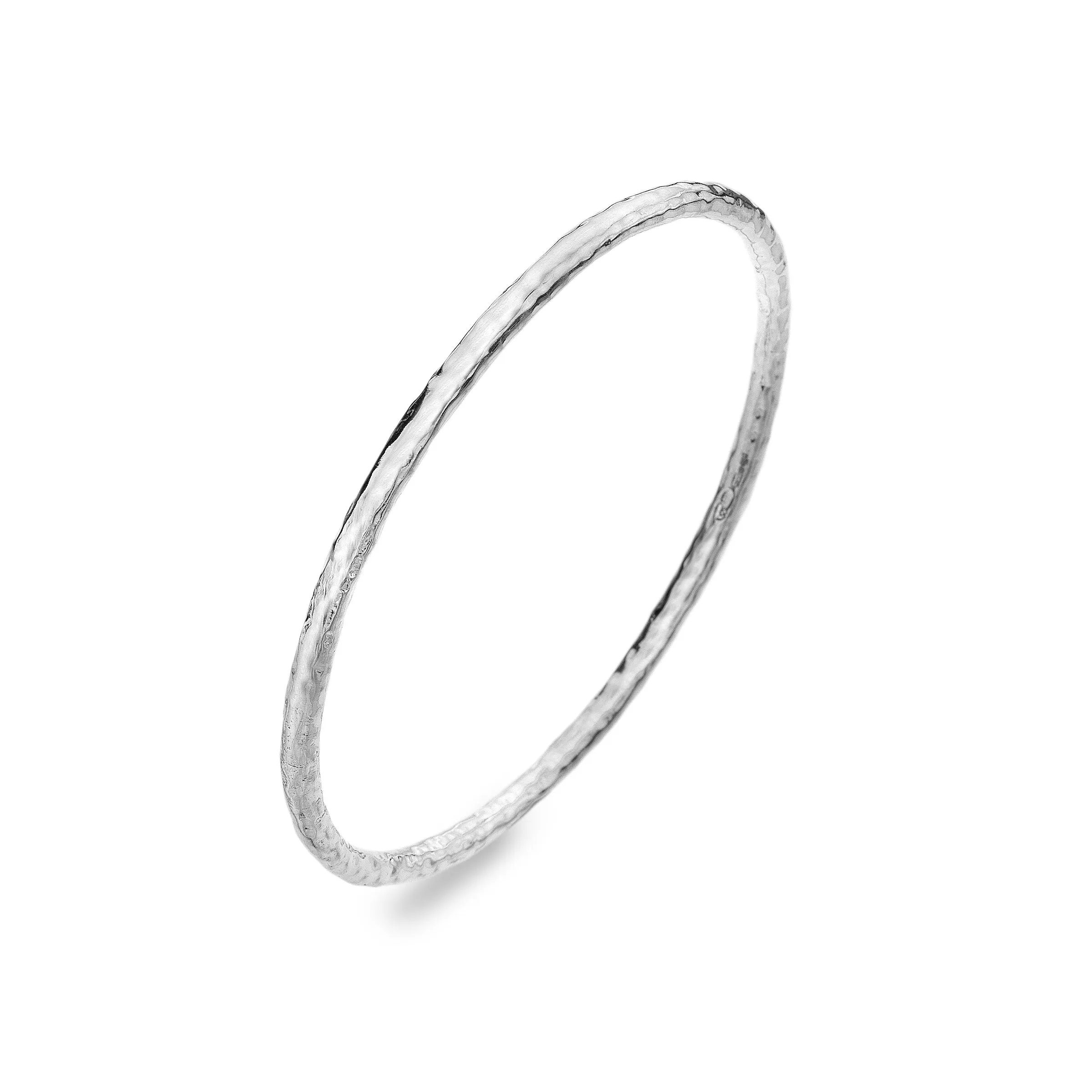 Simple Hammered Bangle