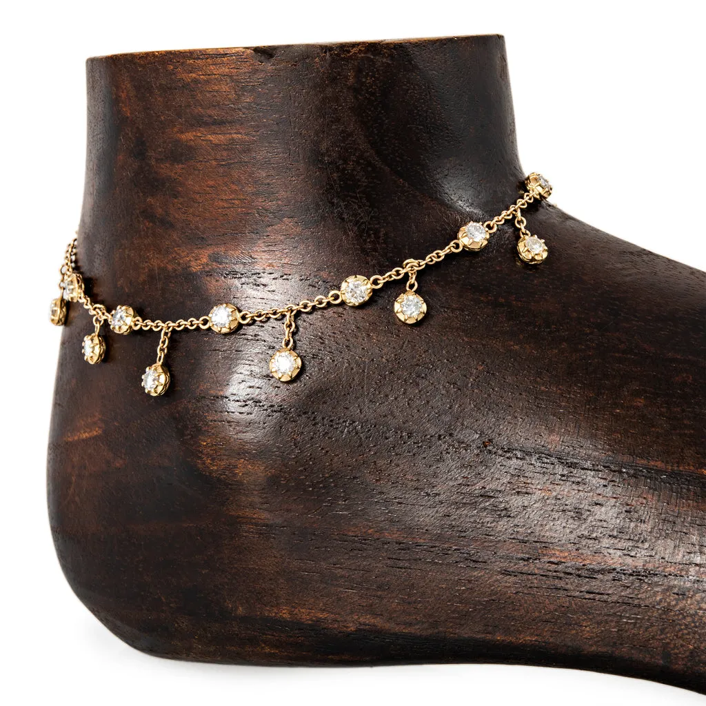 SOPHIA DIAMOND SHAKER ANKLET