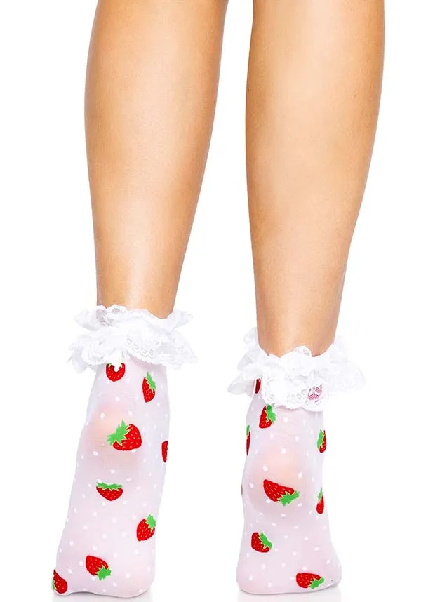 Strawberry Ruffle | ANKLETS