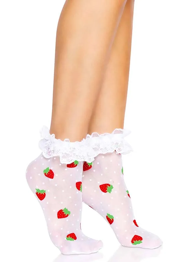 Strawberry Ruffle | ANKLETS