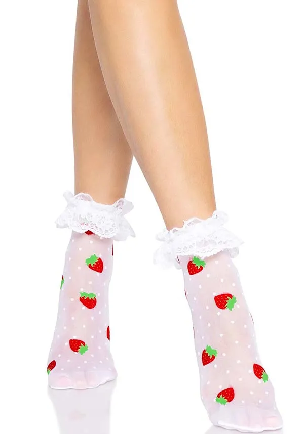 Strawberry Ruffle | ANKLETS