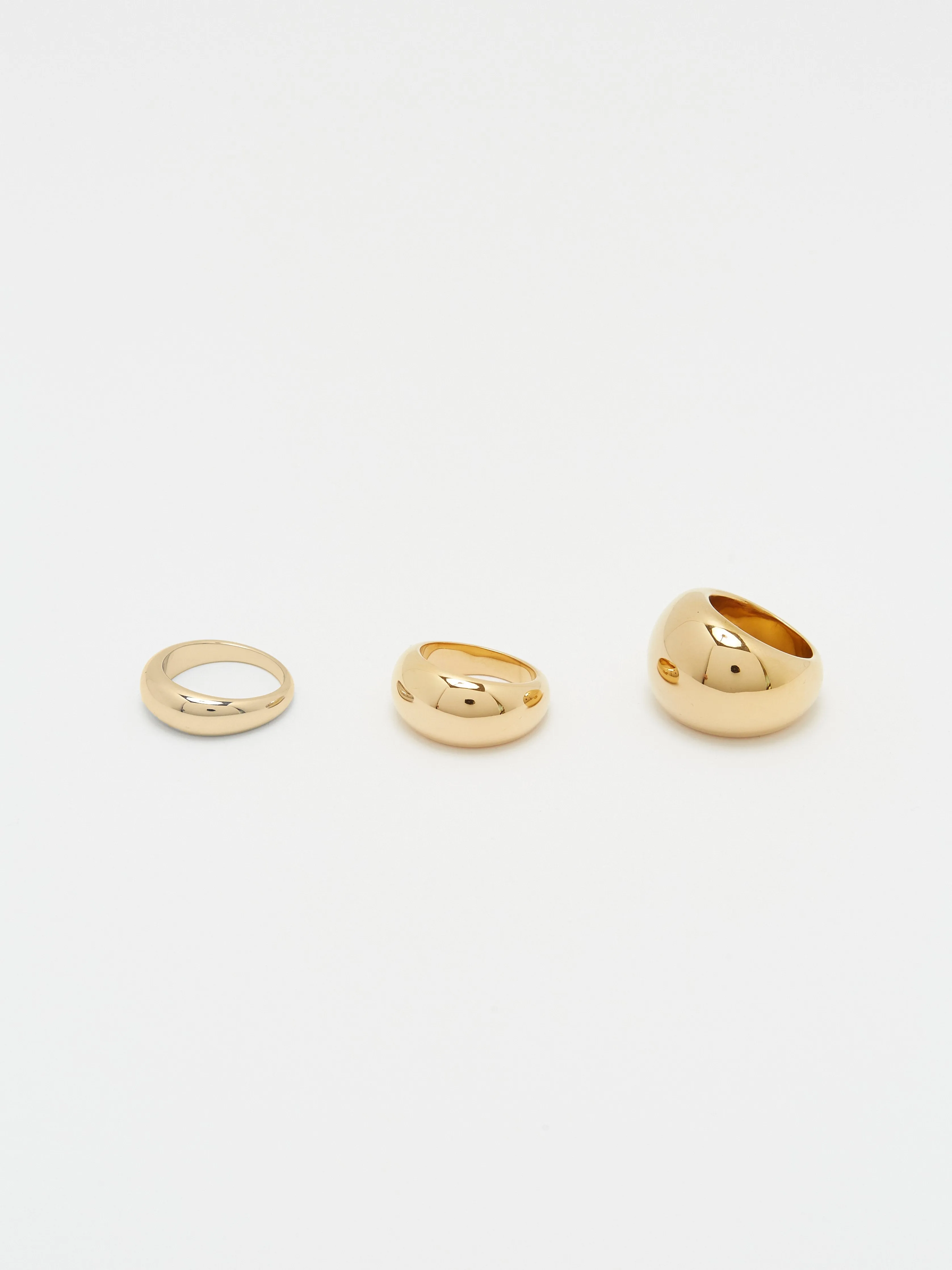 Thin Gold Orb Ring