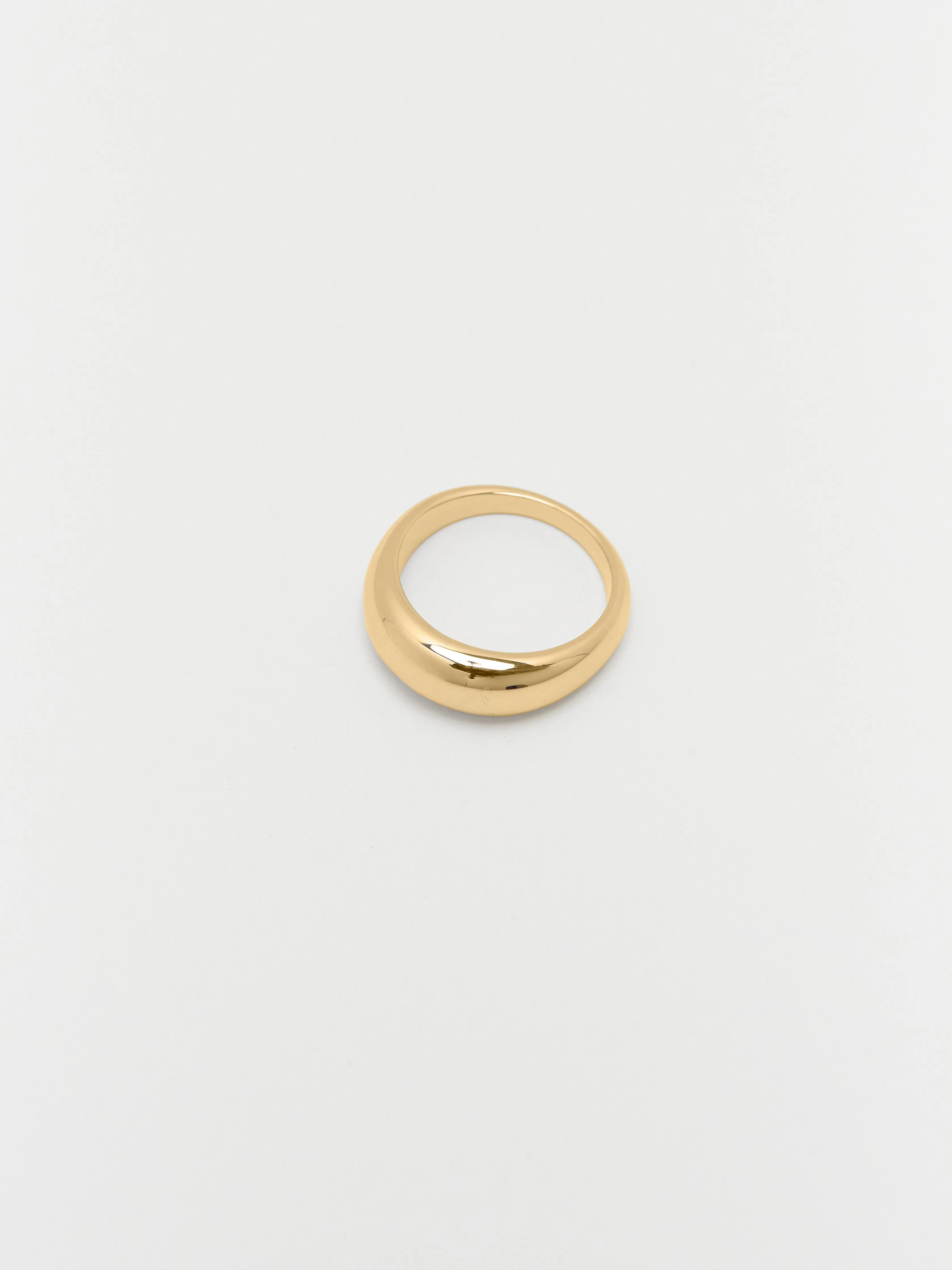 Thin Gold Orb Ring