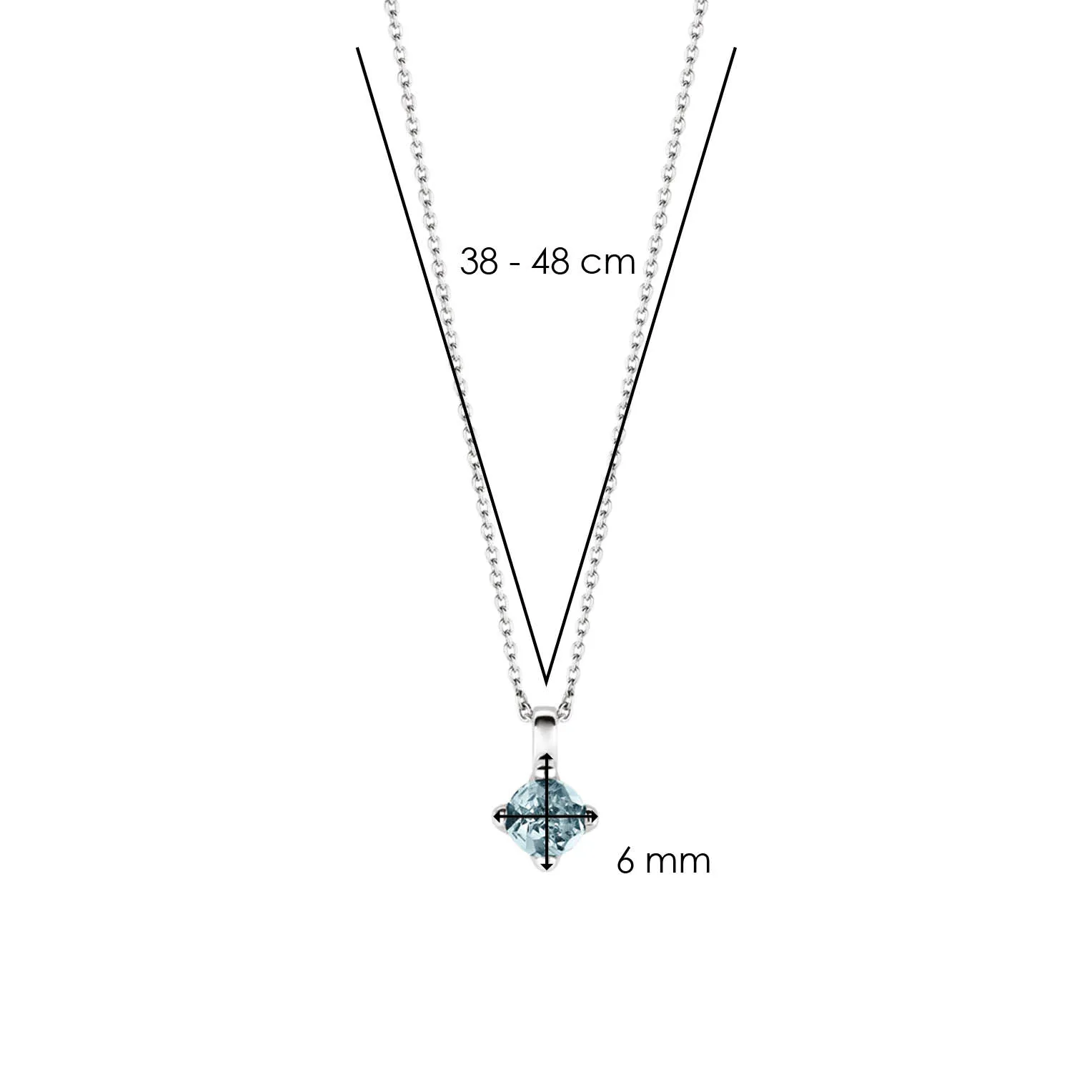 TI SENTO Necklace 3926WB