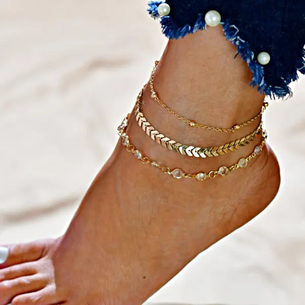 Vintage Handmade Ankle Bracelet