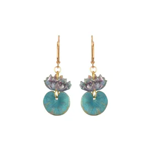 Waterlily Earrings