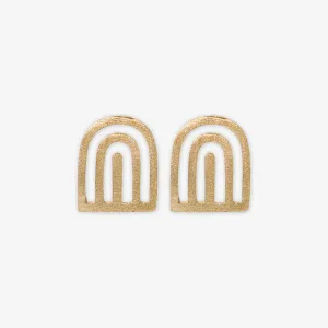 Willow Arches Drop Earrings | Ink   Alloy