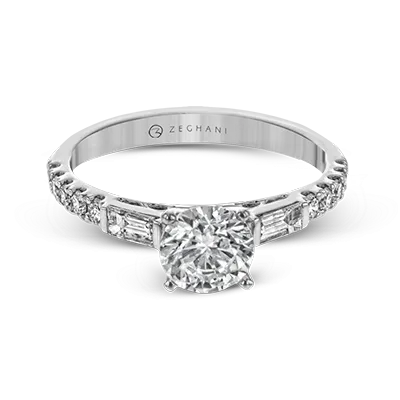 ZR1602 Wedding Set in 14k Gold with Diamonds